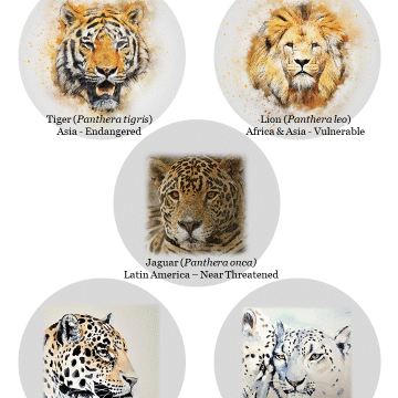 The Five Big Cats of the Panthera Genus in the News 2026