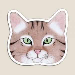 European Wildcat stickers, pins and magnets.