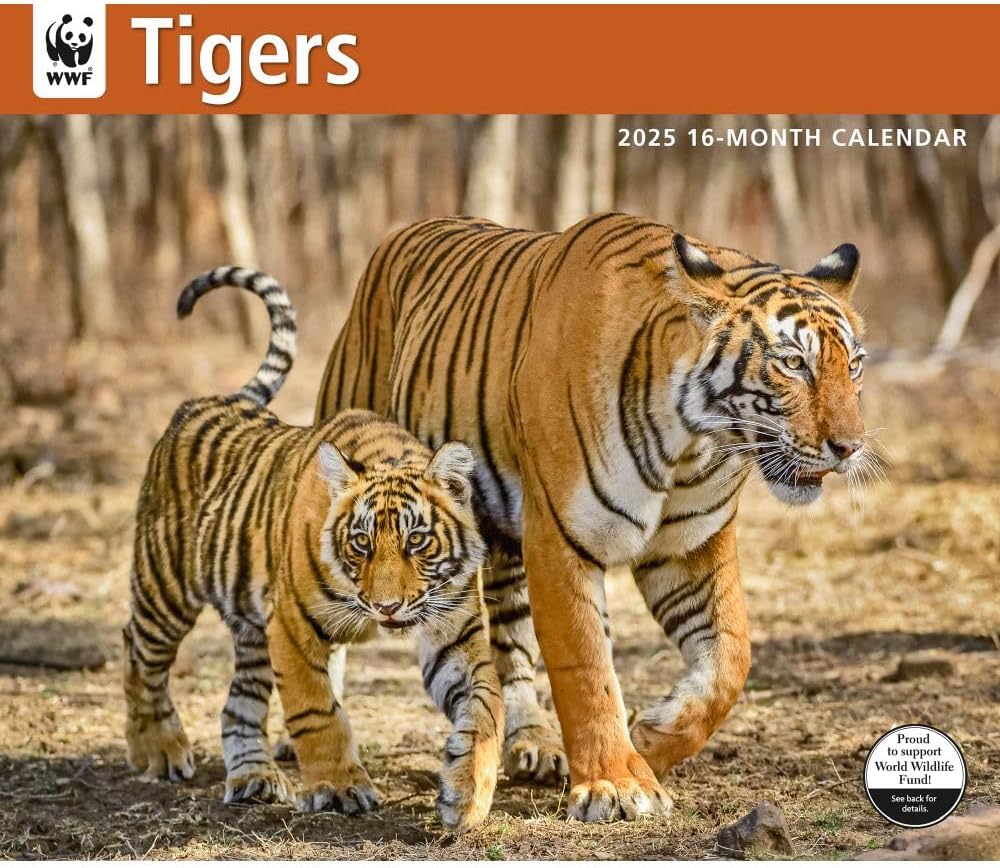 World Wildlife Fund Tigers Calendar 2025