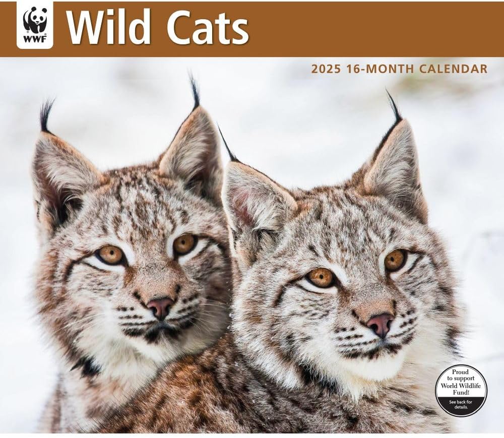 World Wildlife Fund Wild Cats Calendar 2025