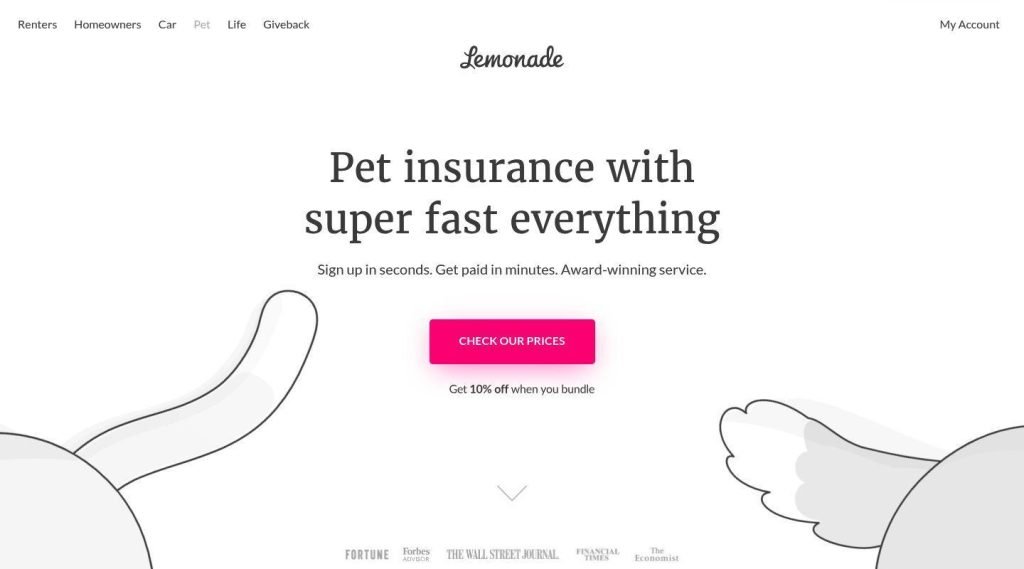 Image Lemonade Insurance Lemonade Pet Insurance